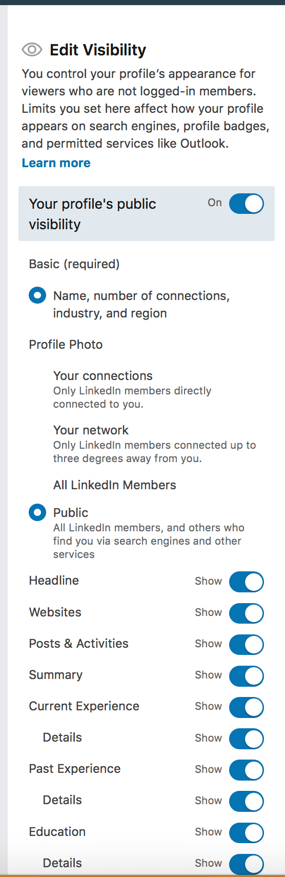 Zeeko - Linkedin Privacy Settings
