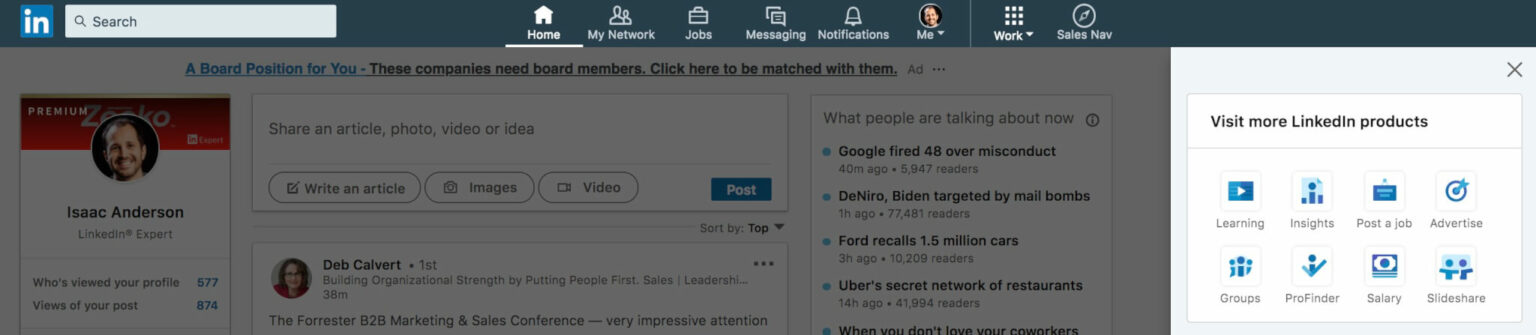 How to post a job on Linkedin - finding the post a job icon in Linkedin ...