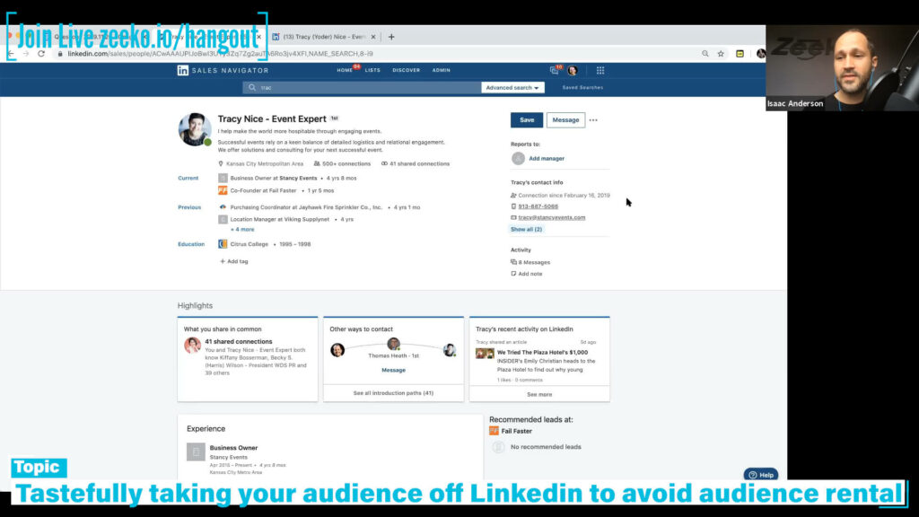 Best practices for bringing your Linkedin audience to another platform
