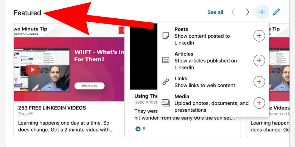 How To Add Featured Content To Your Linkedin Profile