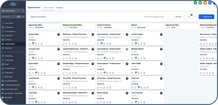 Turn your podcast production into a sales and marketing pipeline