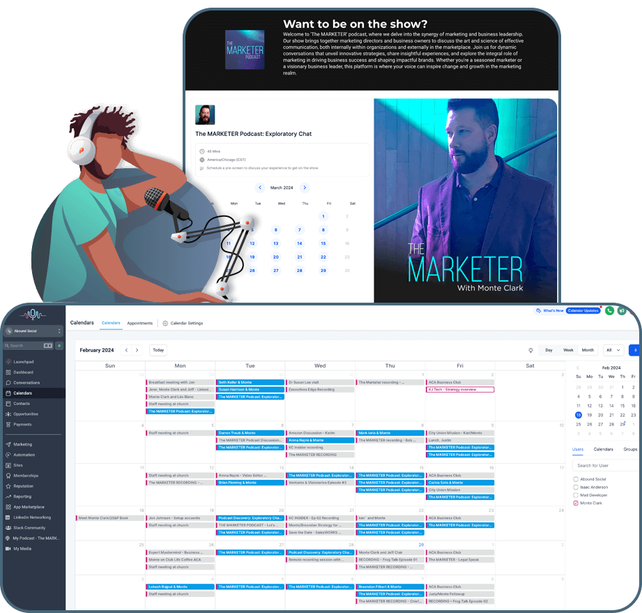 Manage your podcast production using our prescreen and show scheduling platform