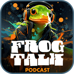 Recently produced podcasts made by the podcast production agency Abound Social - This podcast is called 'Frog Talk'
